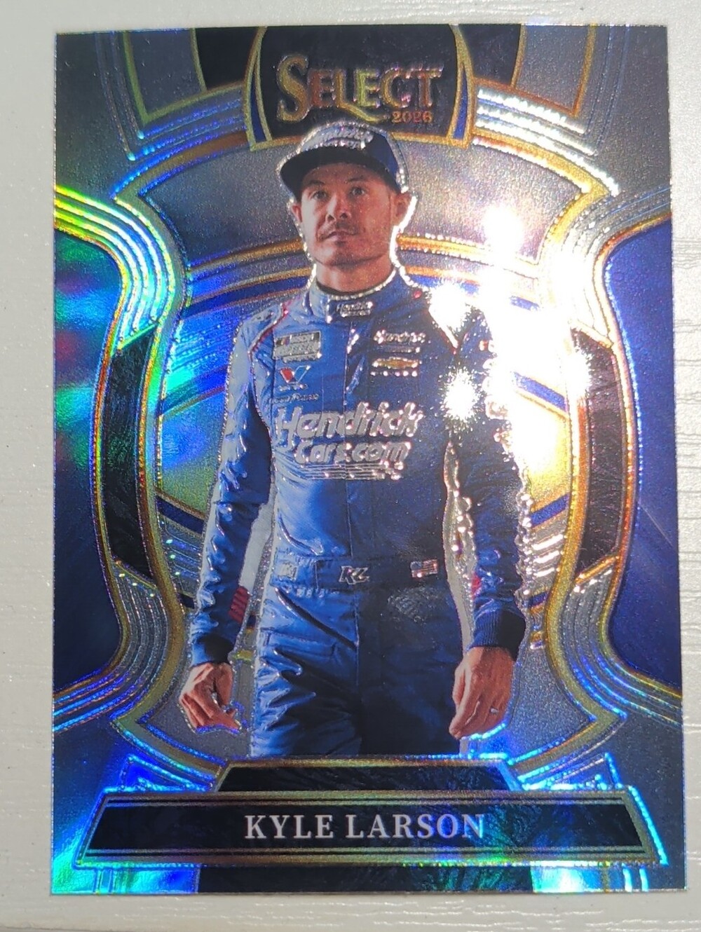 2026 Panini Select Grandstand Kyle Larson #49 Silver Prizm NASCAR Hendrick